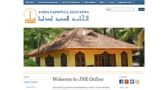 Desktop Screenshot of jamianadwiyya.org